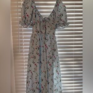 Hill House Ophelia Dress, Nap Dress, Pond Floral, XL